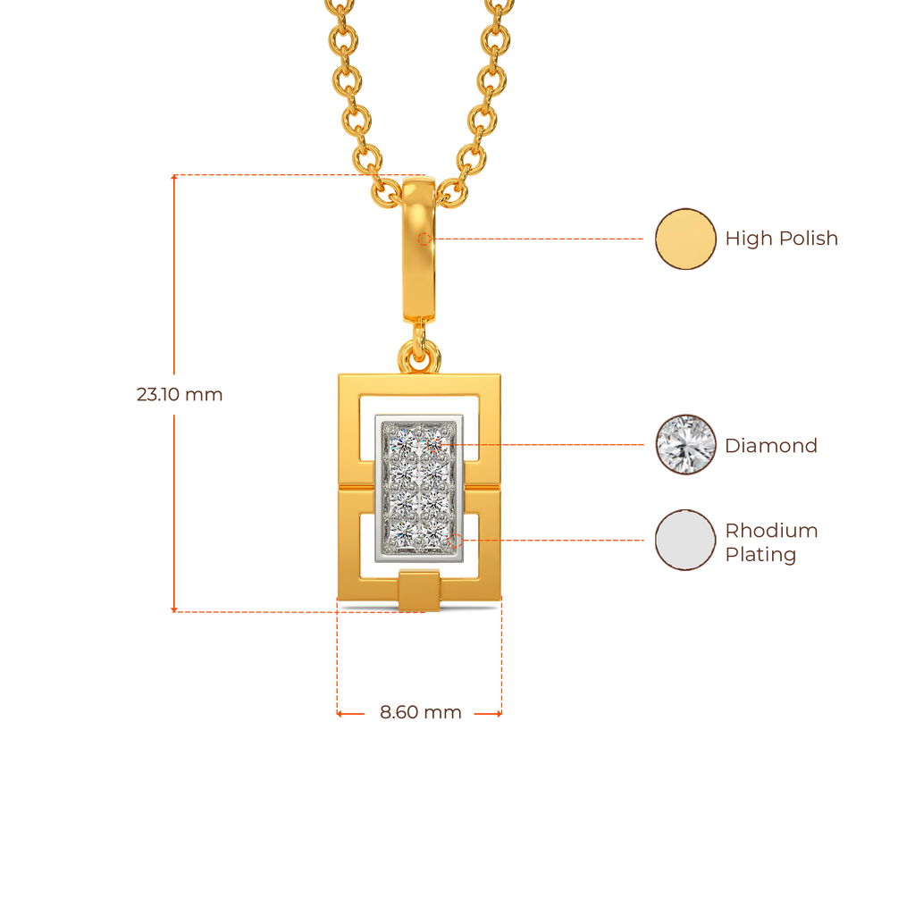 Offbeat Unity Diamond Pendants