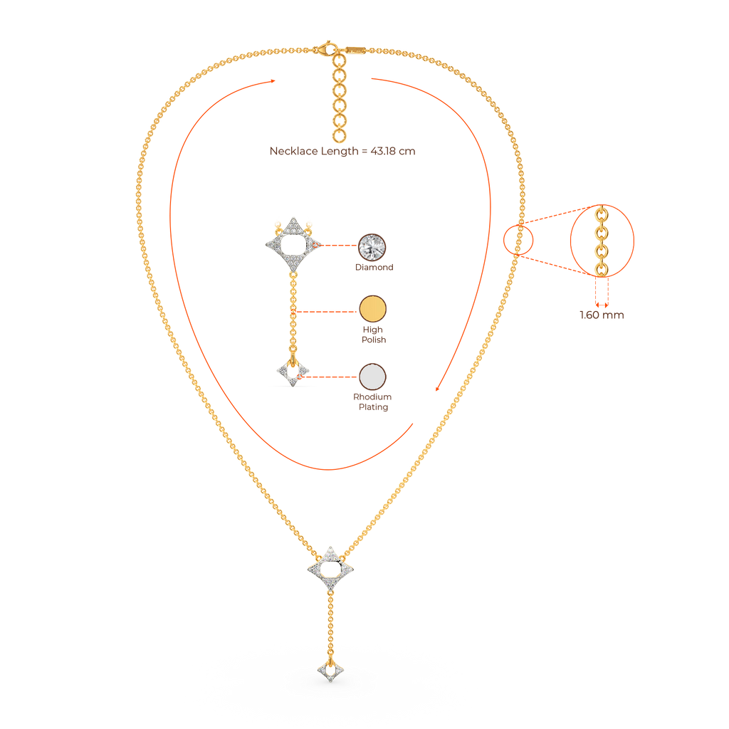Chainsual Diamond Necklaces