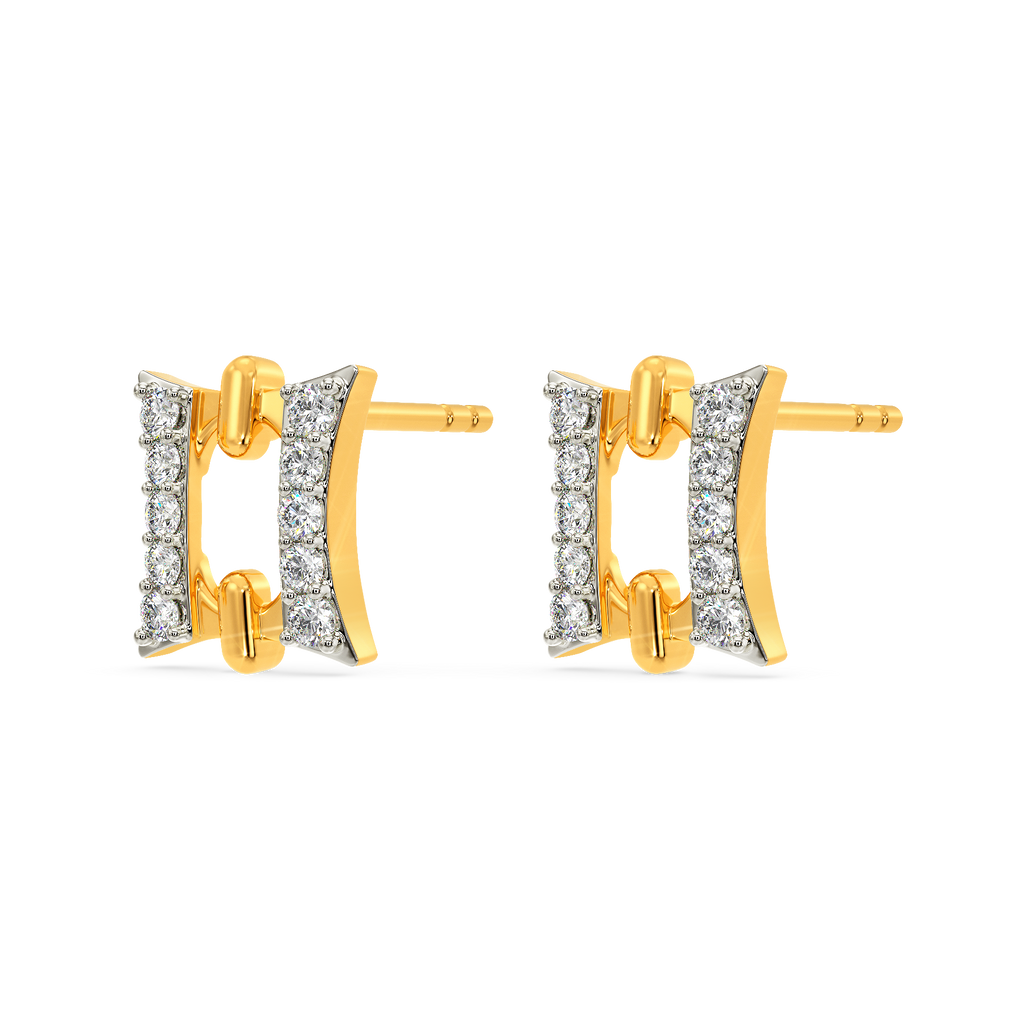 Chainsual Diamond Earrings