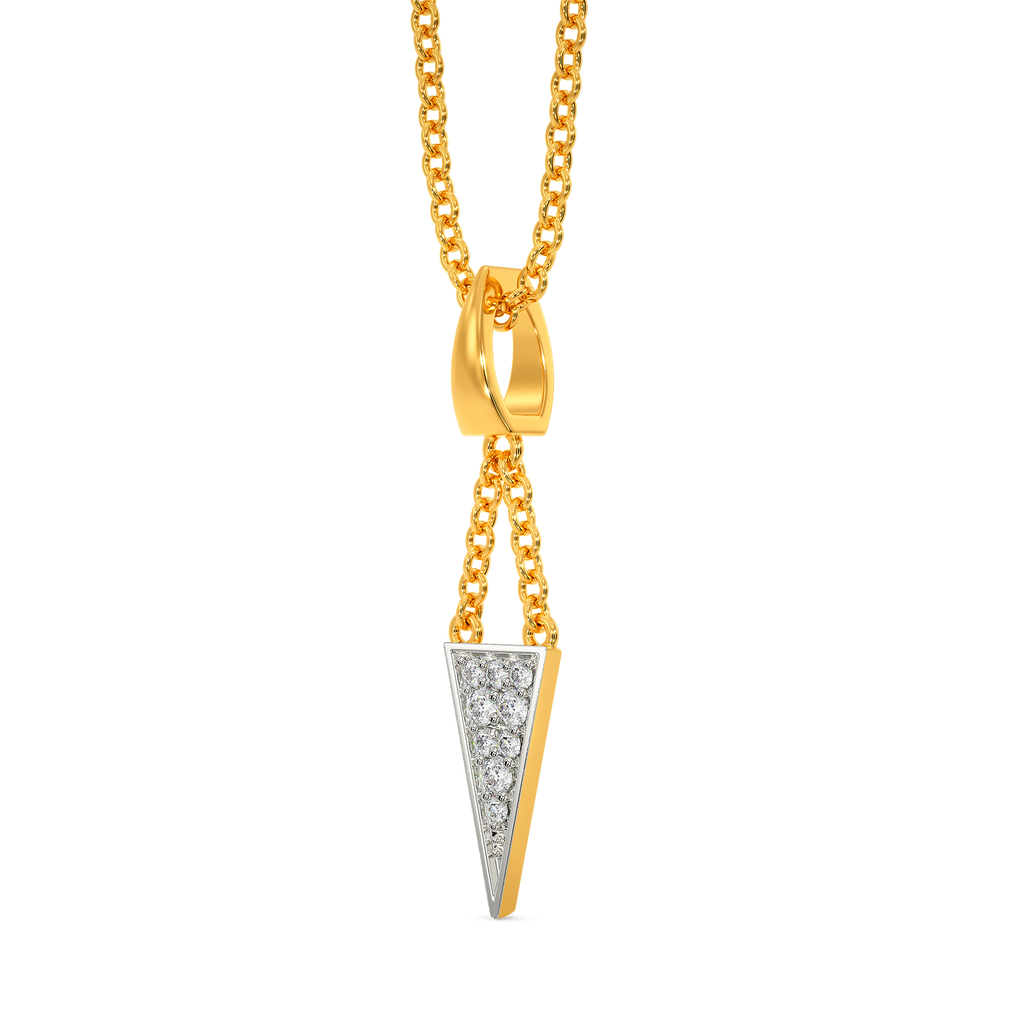 String Connection Diamond Pendants
