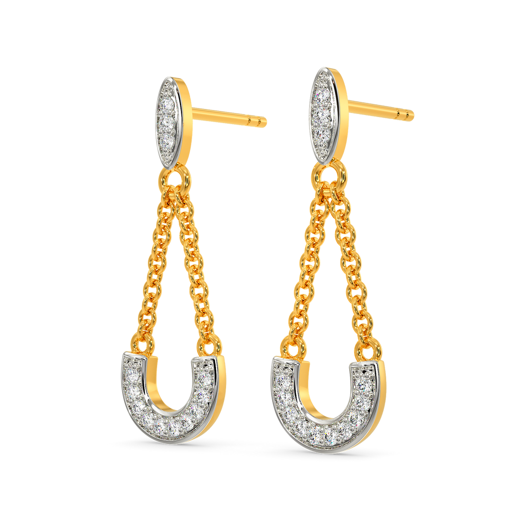 Show Some Strings Diamond Earrings