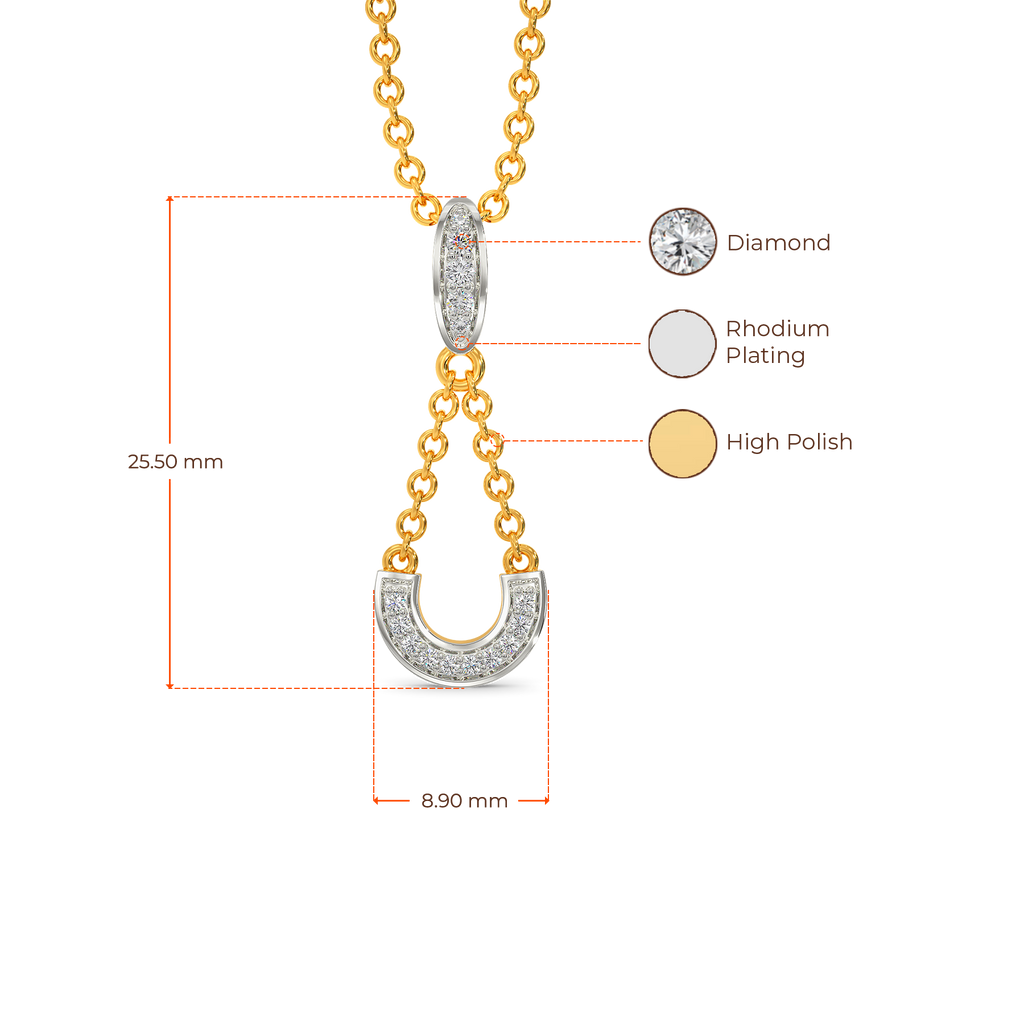 Show Some Strings Diamond Pendants