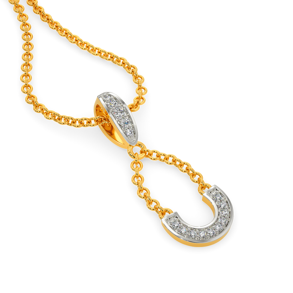 Show Some Strings Diamond Pendants