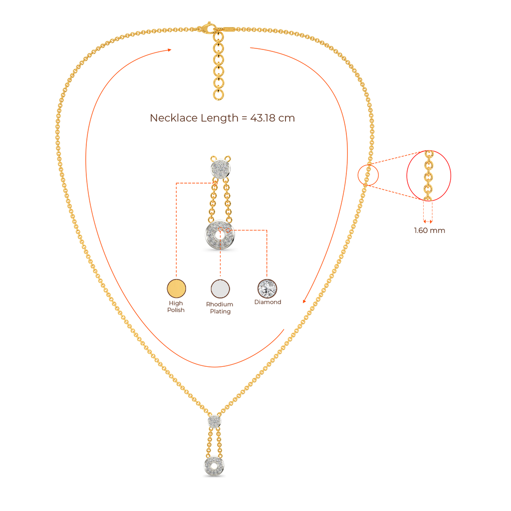 String Show Diamond Necklaces