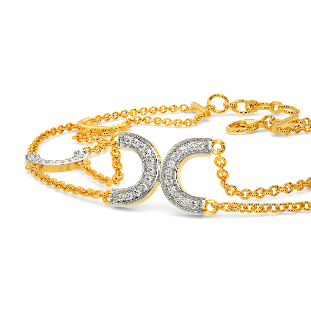 Stringed Together Diamond Bracelets