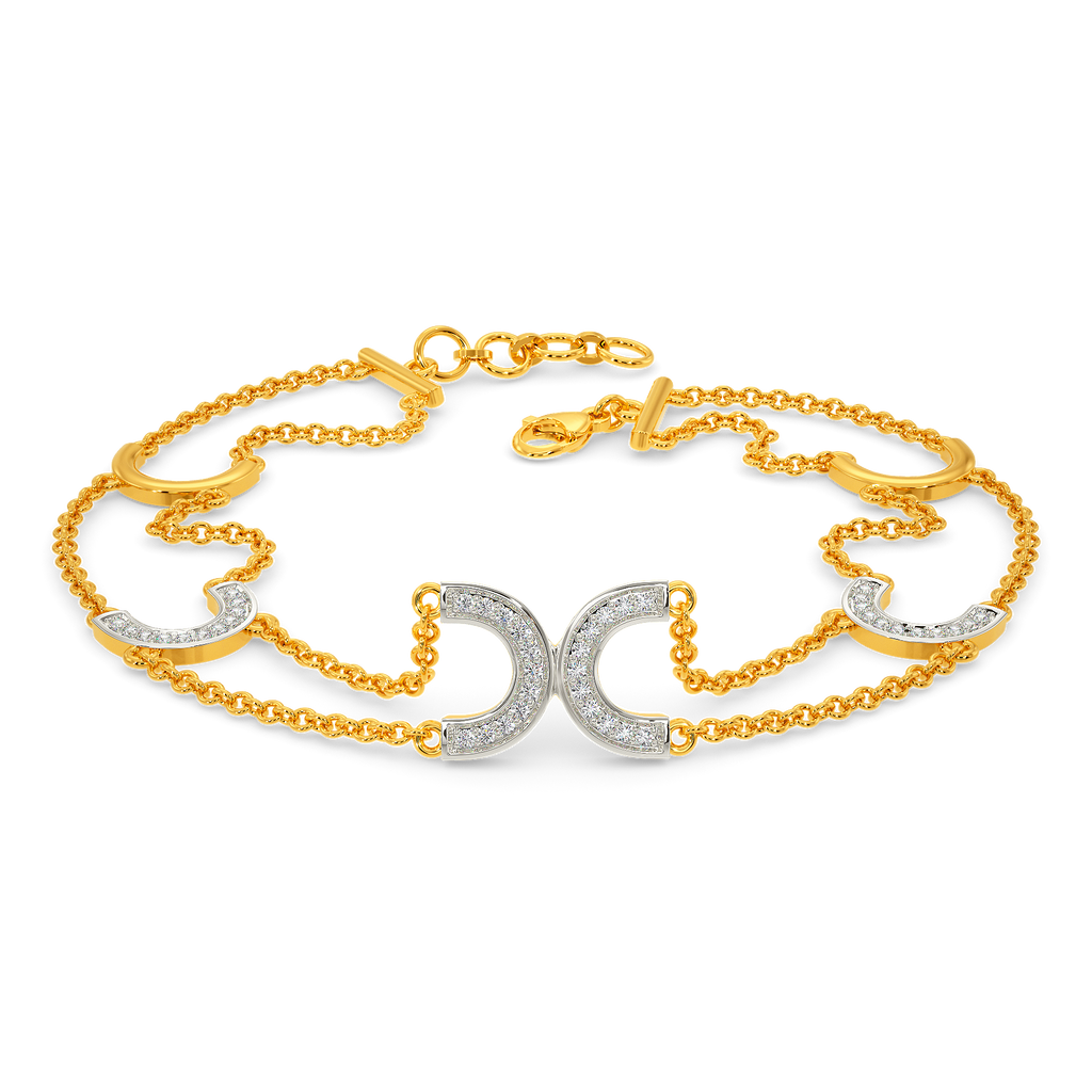 Stringed Together Diamond Bracelets