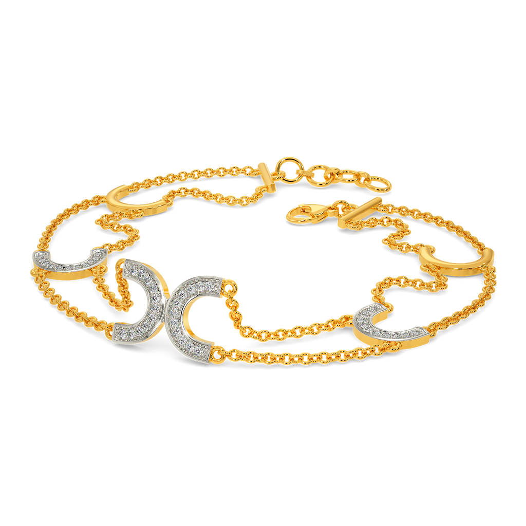 Stringed Together Diamond Bracelets