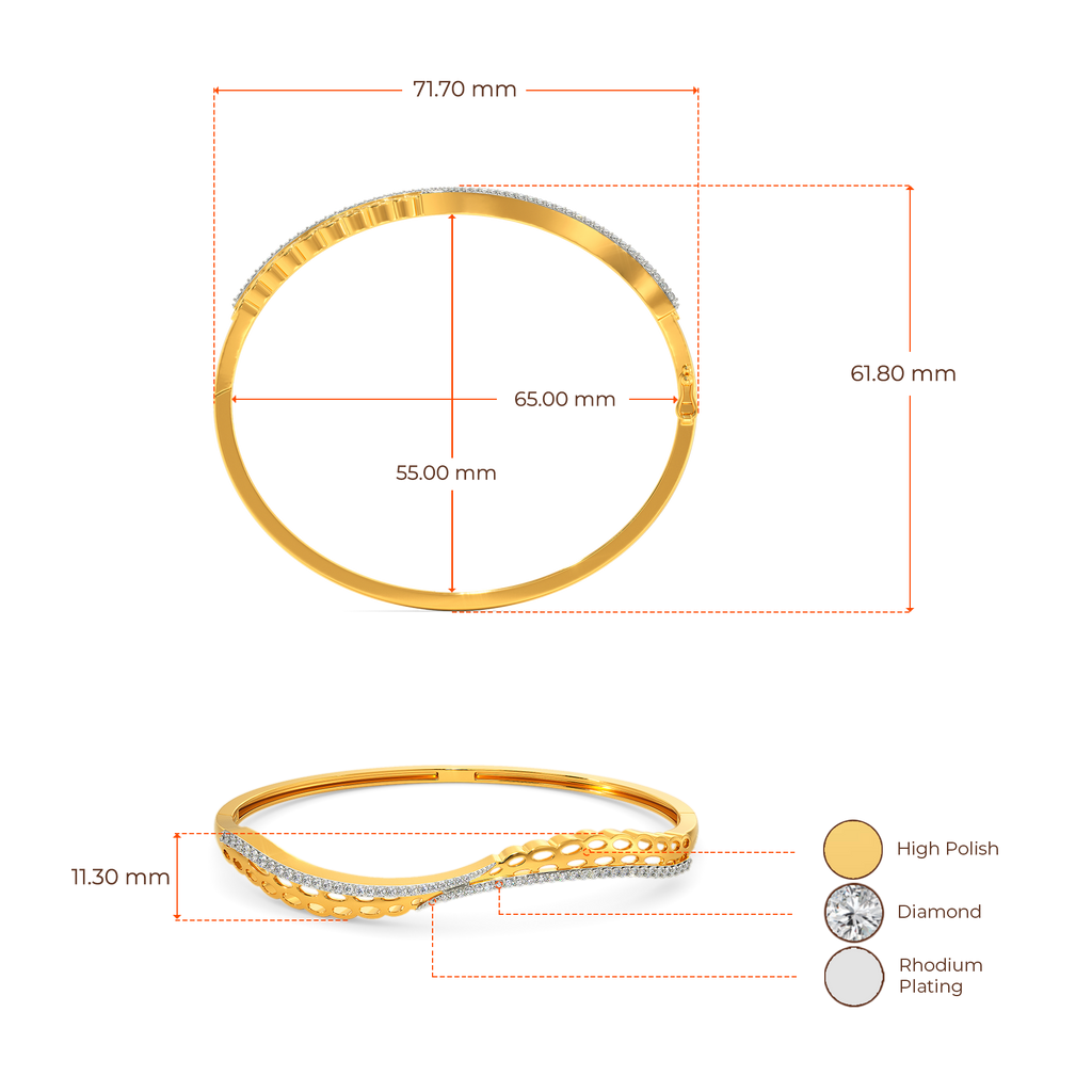 Knit Magic Diamond Bangles