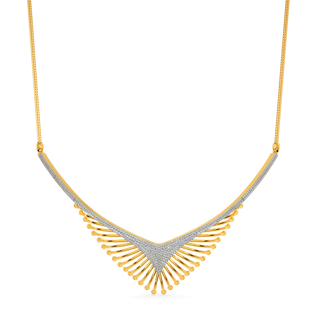 Lace Sparkle Diamond Necklaces