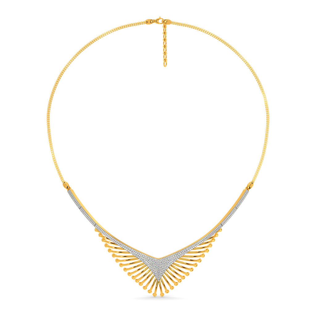 Lace Sparkle Diamond Necklaces