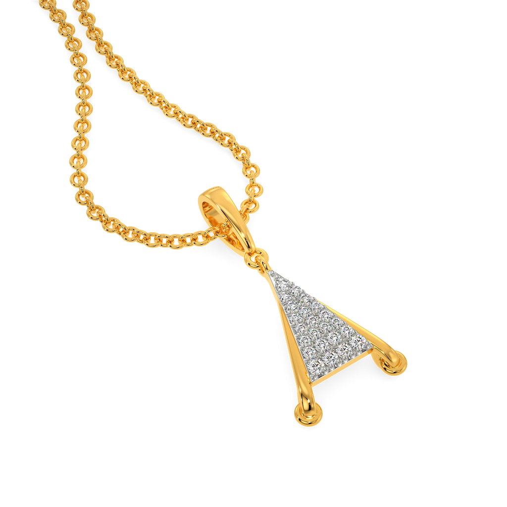 Knot Tied Diamond Pendants