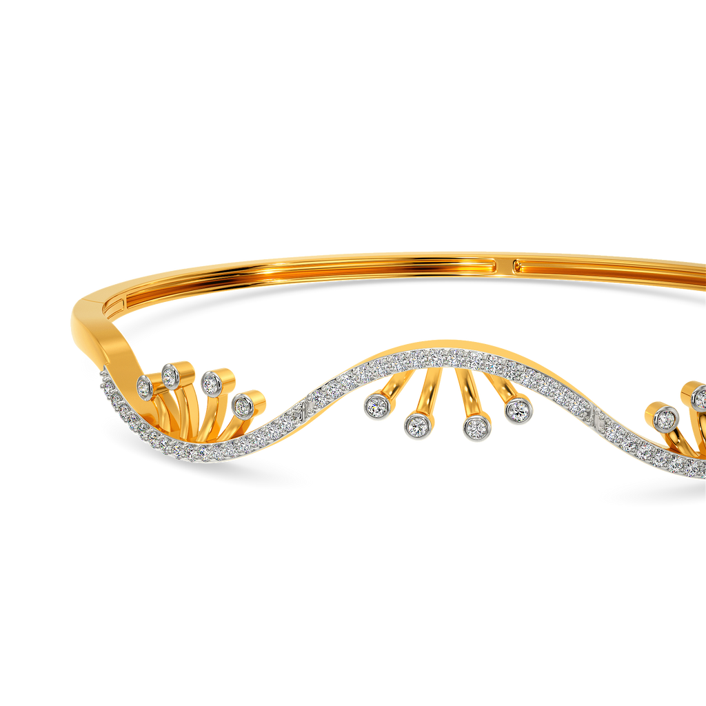 Lacy Shim Diamond Bangles