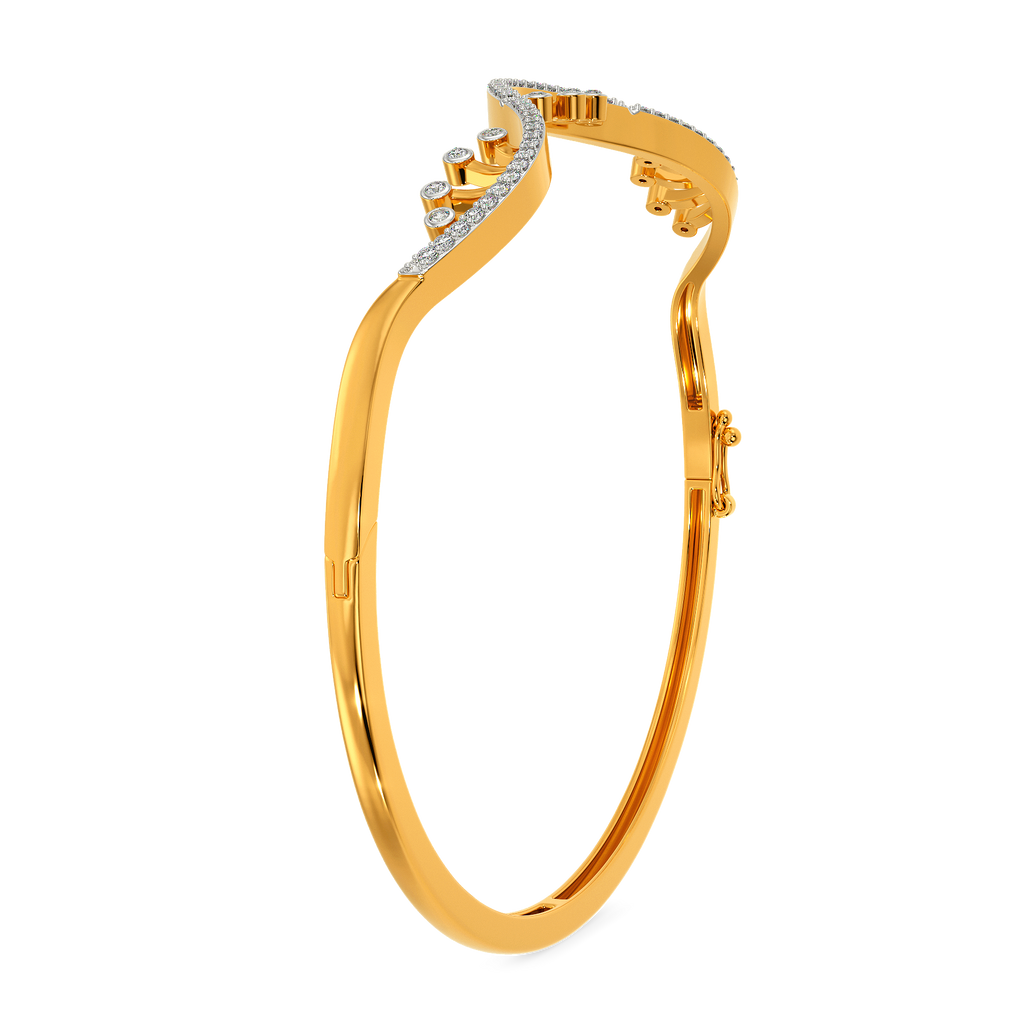 Lacy Shim Diamond Bangles