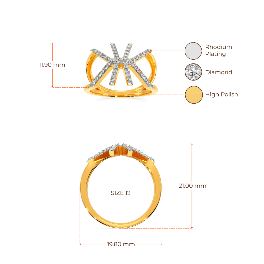 Lace Drama Diamond Rings