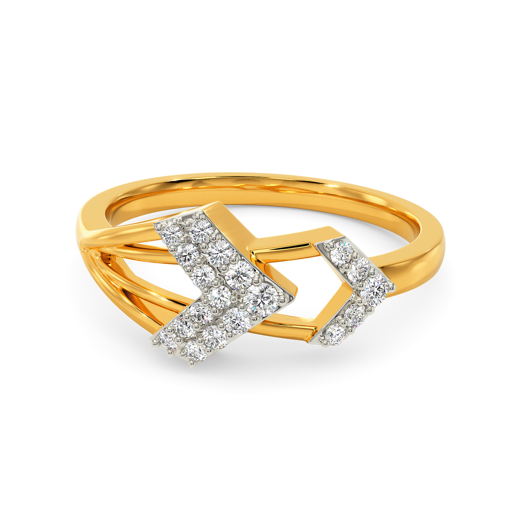 Layers In Play Diamond Rings