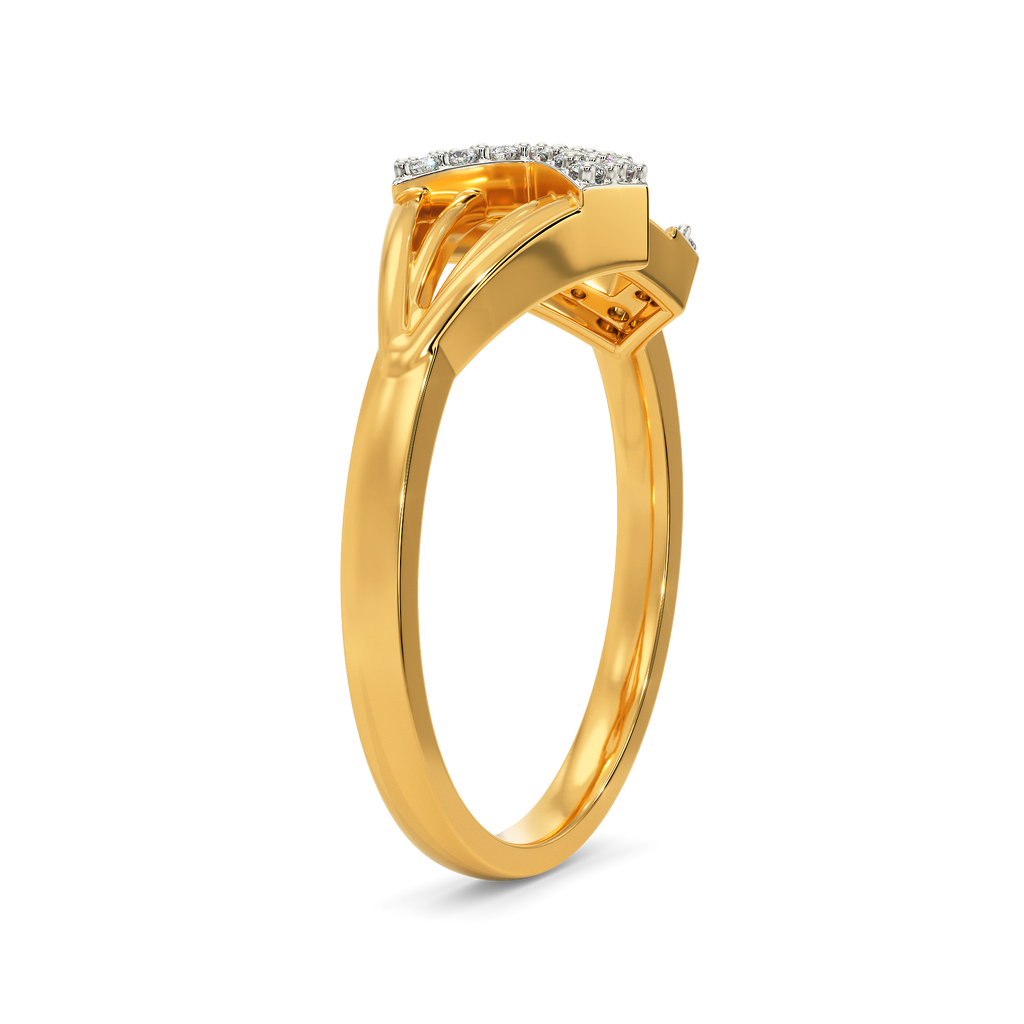 Layers In Play Diamond Rings