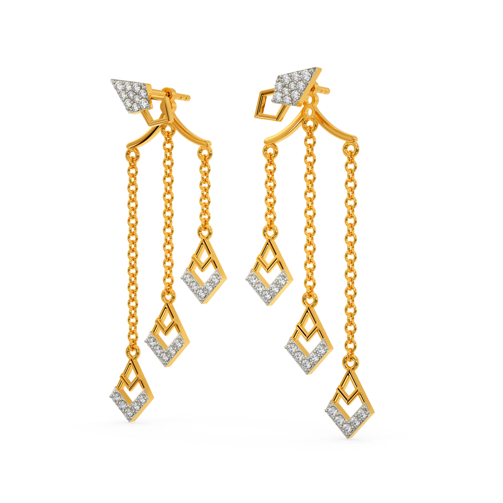 Layers In Play Diamond Earrings