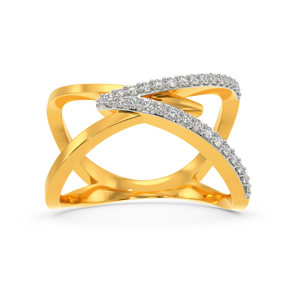 Layered Extravaganza Diamond Rings