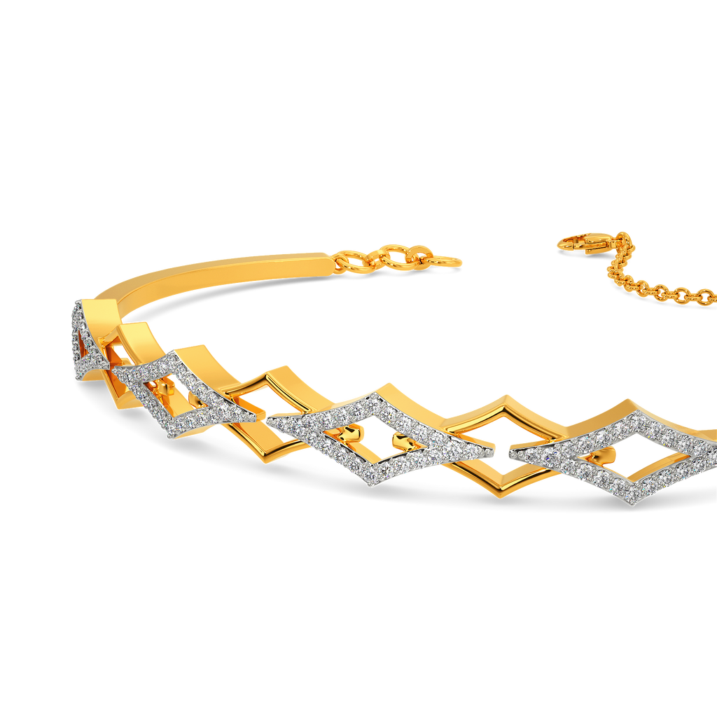 Layered Extravaganza Diamond Bangles