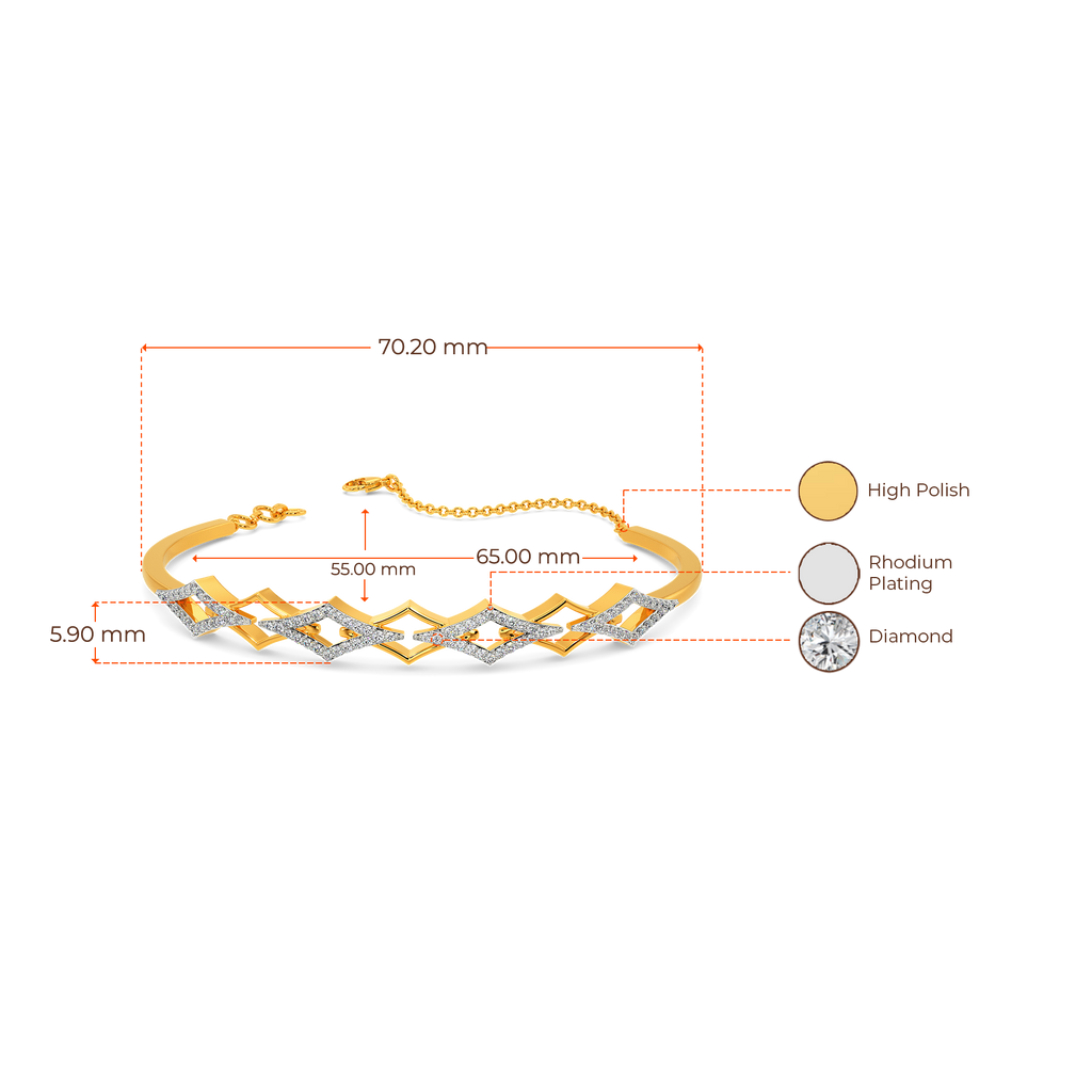 Layered Extravaganza Diamond Bangles