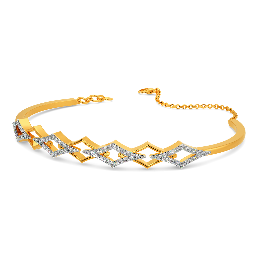 Layered Extravaganza Diamond Bangles