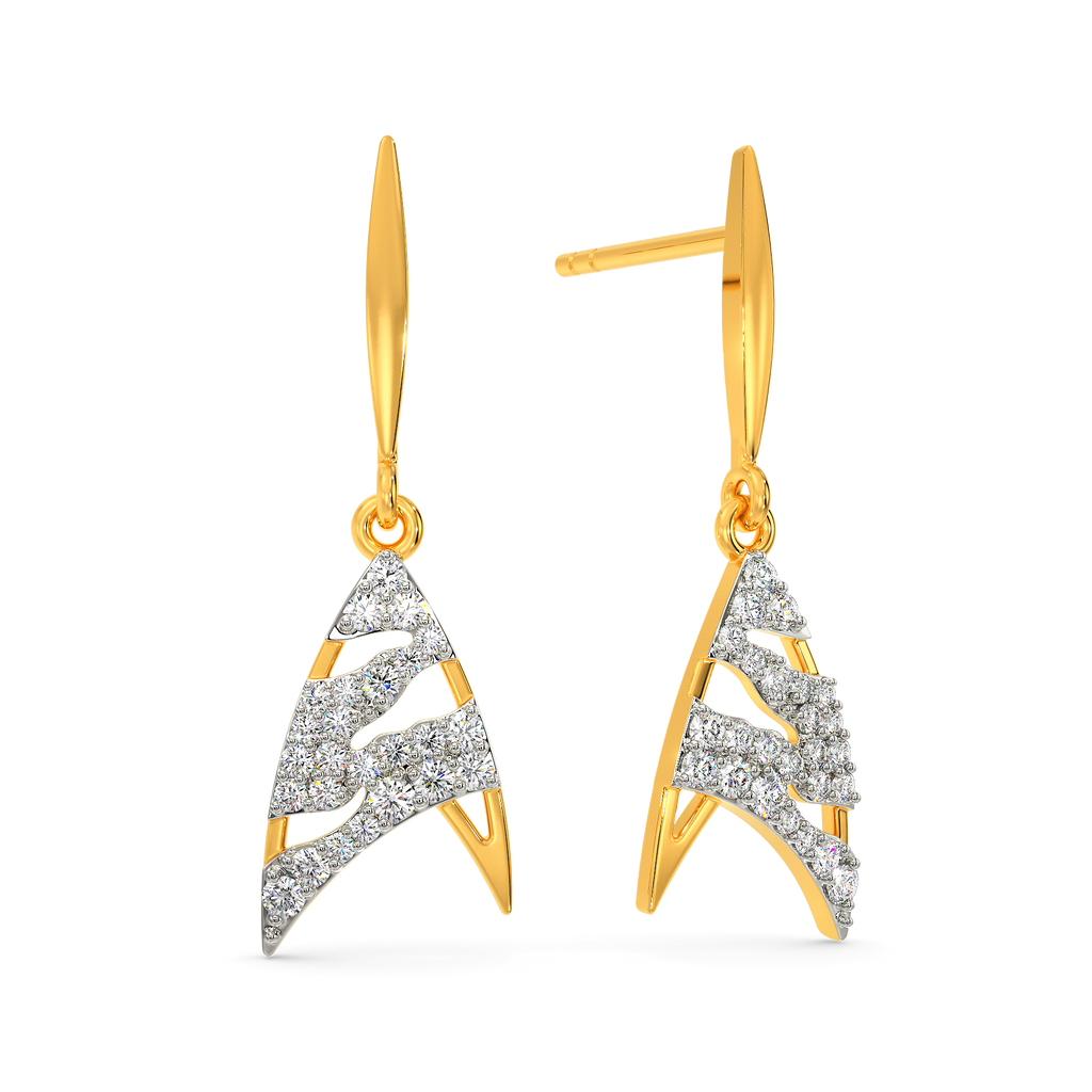 Power Mash Diamond Earrings