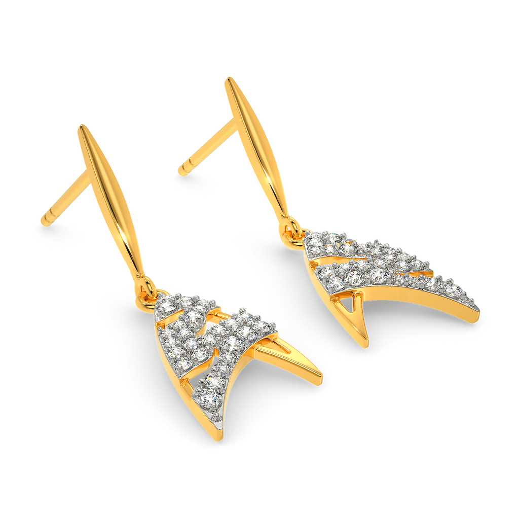 Power Mash Diamond Earrings