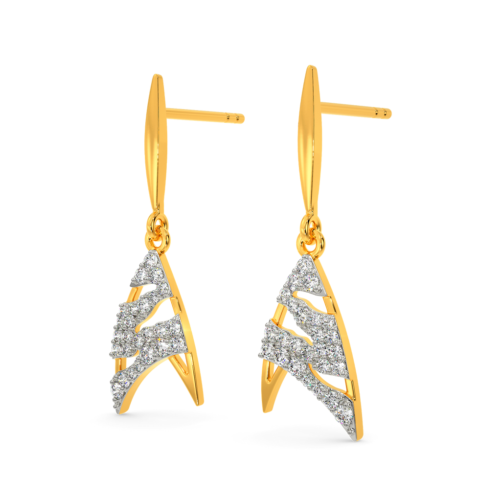 Power Mash Diamond Earrings