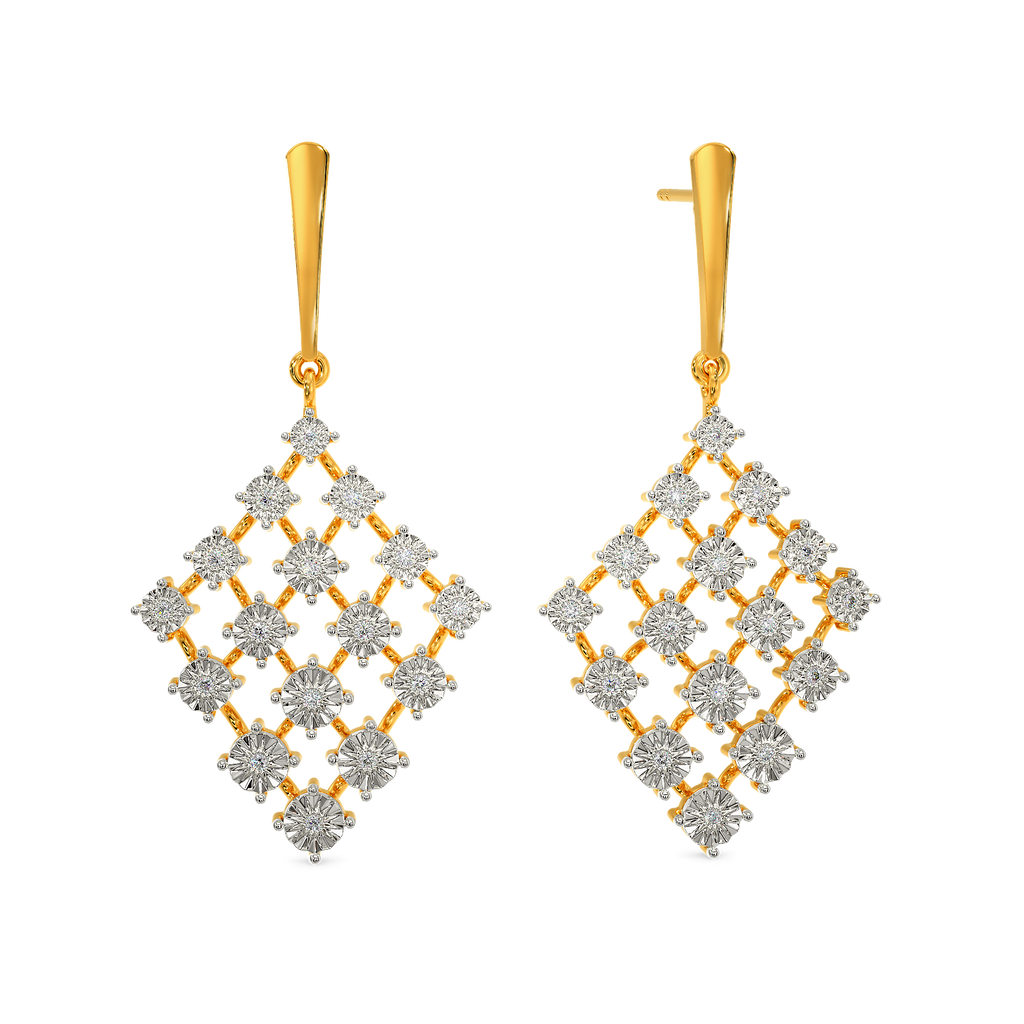 Embellished Glory Diamond Earrings