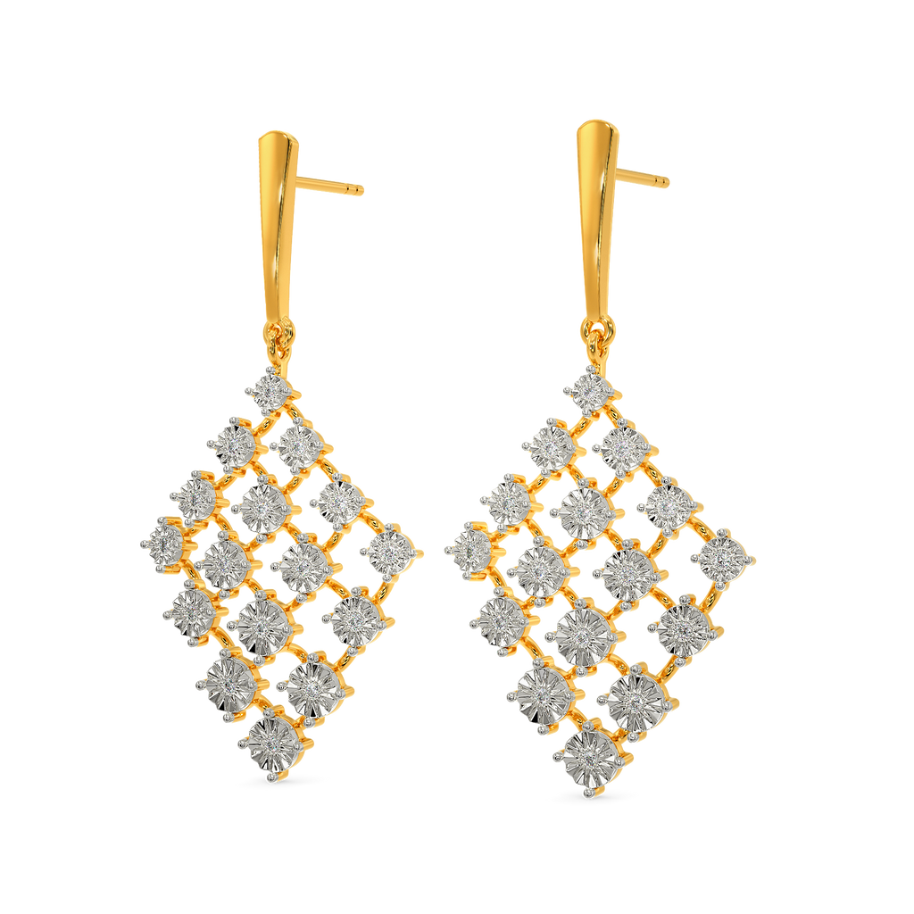Embellished Glory Diamond Earrings