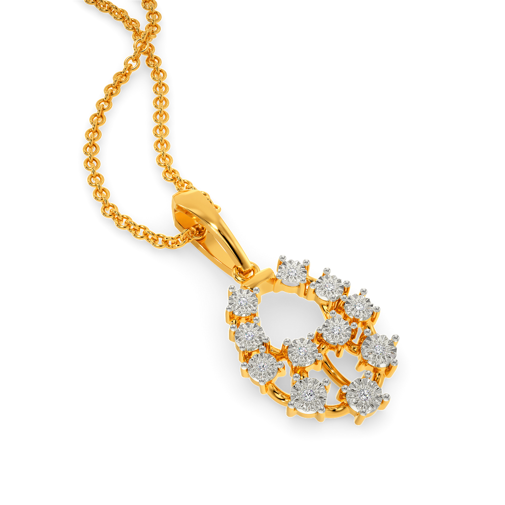 Skin N Crystal Diamond Pendants