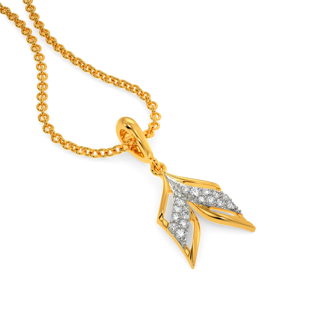 Drape Allure Diamond Pendants