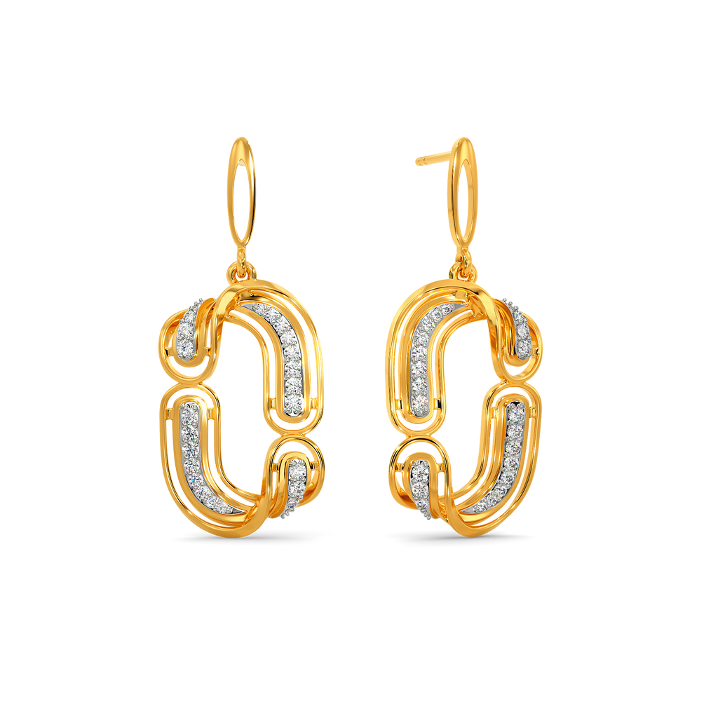 Draper Drapin Diamond Earrings