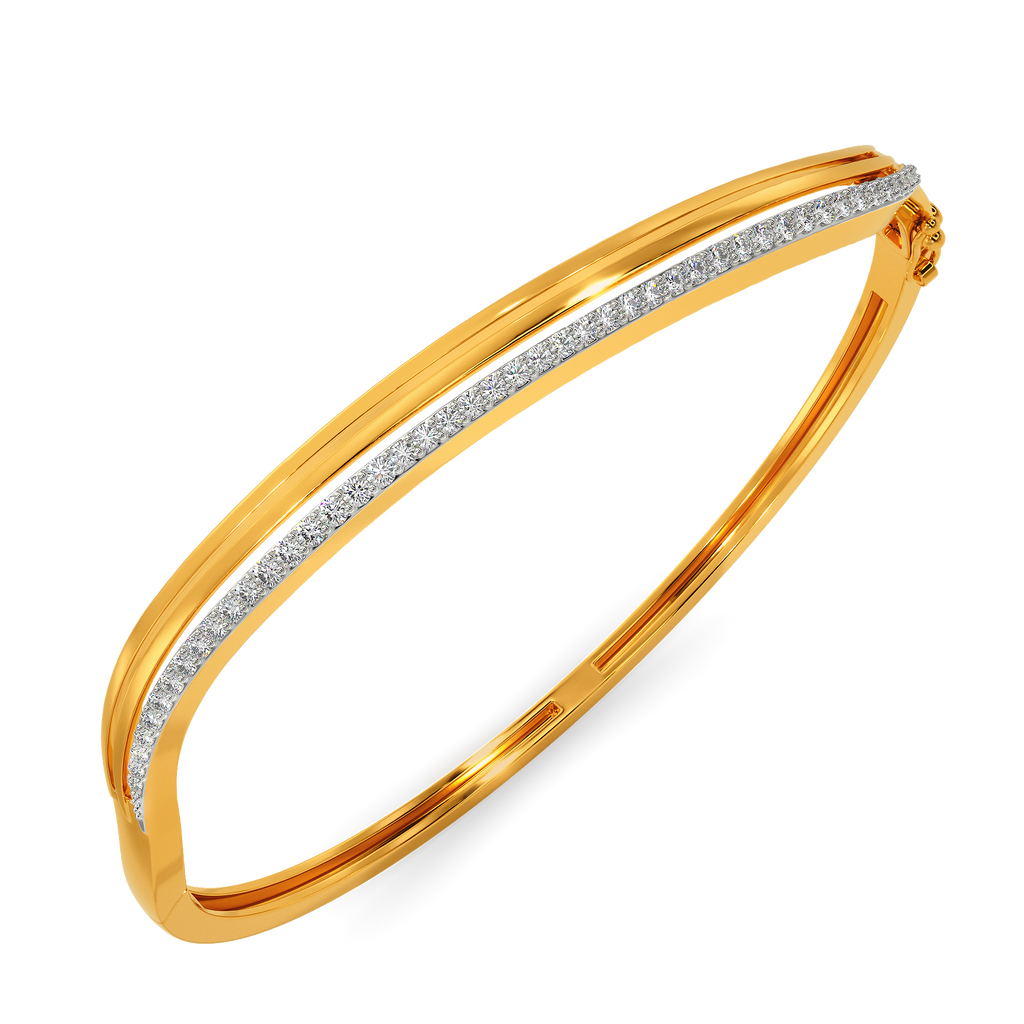 Party in Drapes Diamond Bangles