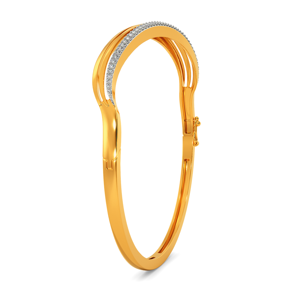 Party in Drapes Diamond Bangles