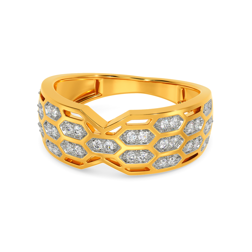 Enigmatic Scales Diamond Rings