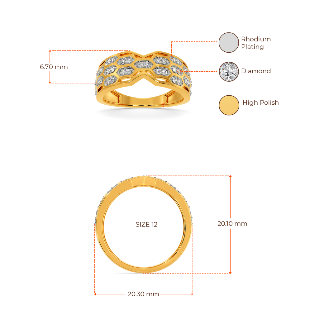 Enigmatic Scales Diamond Rings