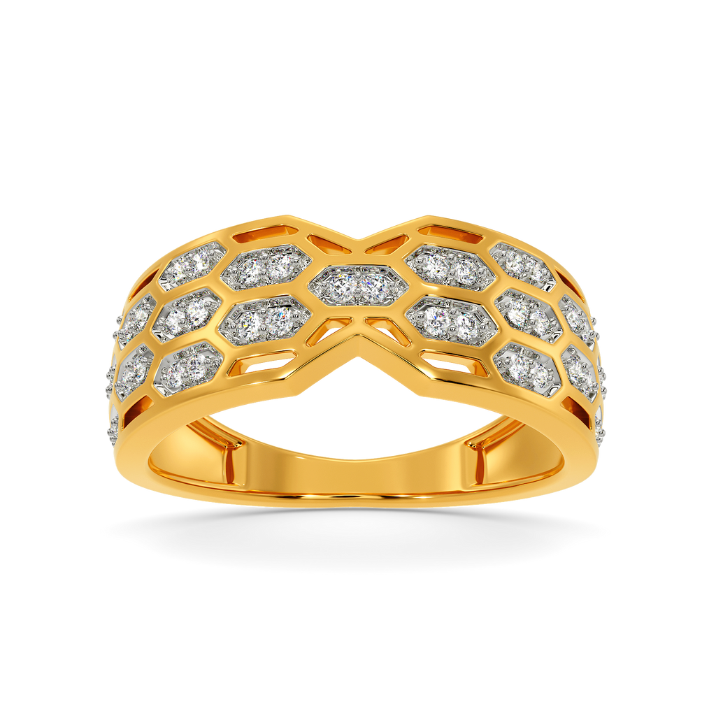 Enigmatic Scales Diamond Rings