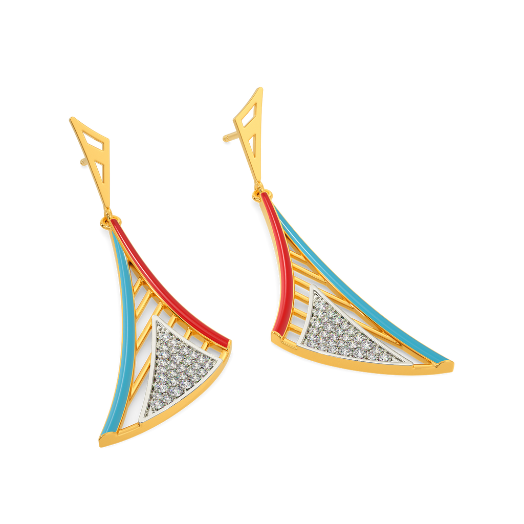 Summer Breeze Diamond Earrings