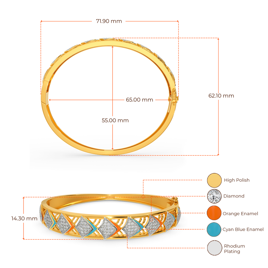Summer Charm Diamond Bangles