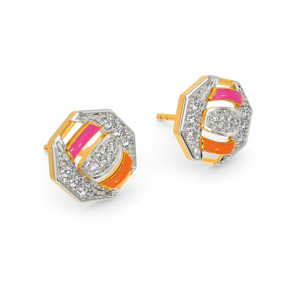 Colour Drama Diamond Earrings