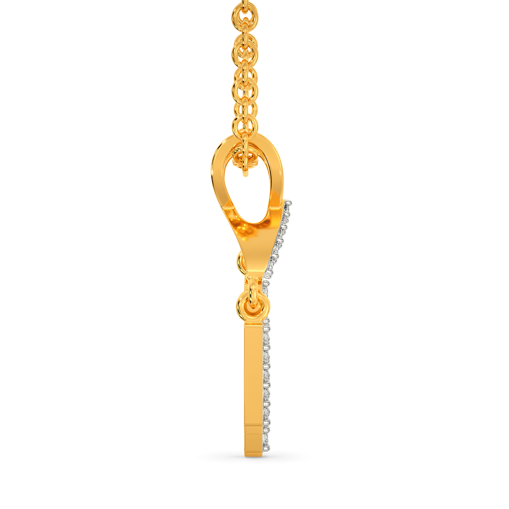 In A Fringe Mood Diamond Pendants