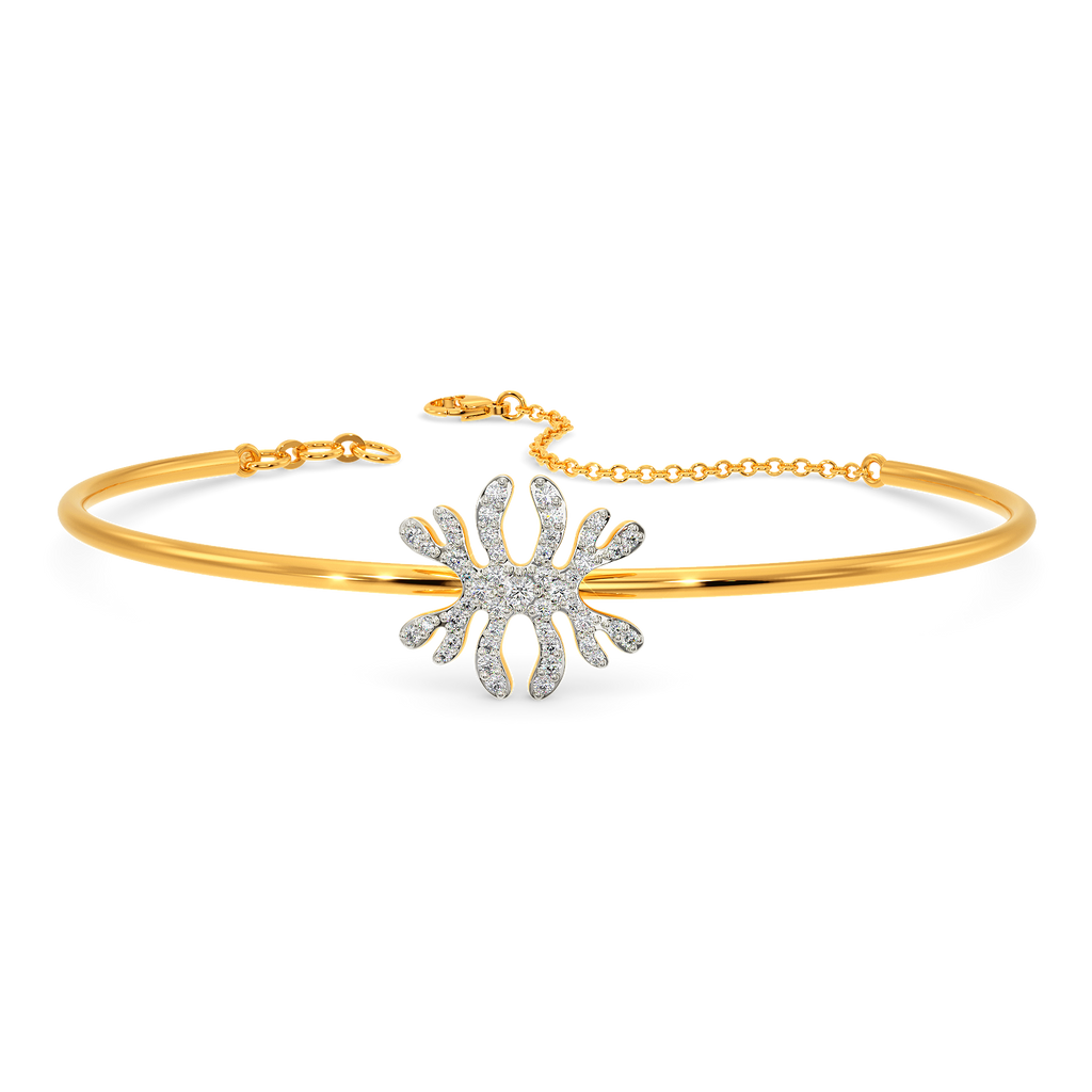 Ocean's Song Diamond Bangles