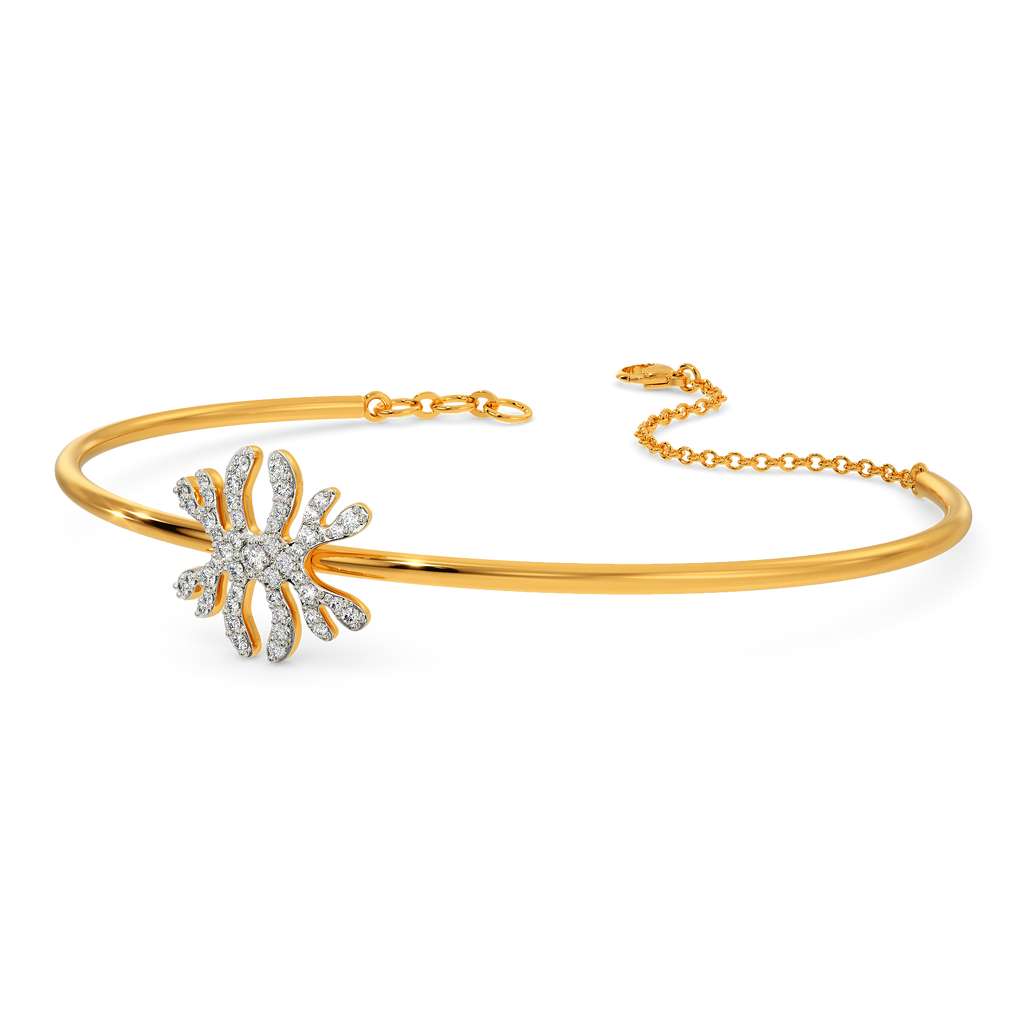 Ocean's Song Diamond Bangles