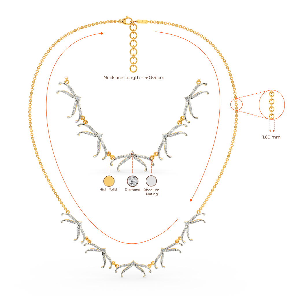 Mystique Waters Diamond Necklaces