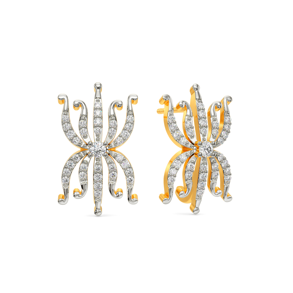 Back To The Ocean Diamond Earrings