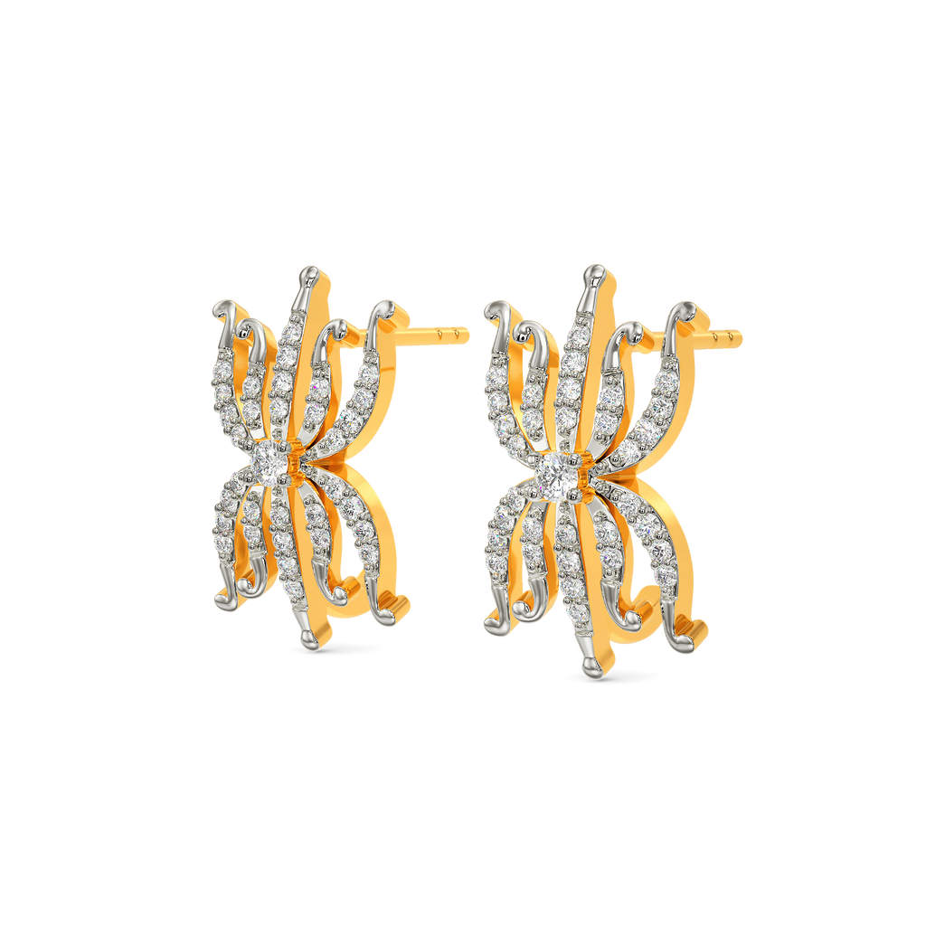 Back To The Ocean Diamond Earrings