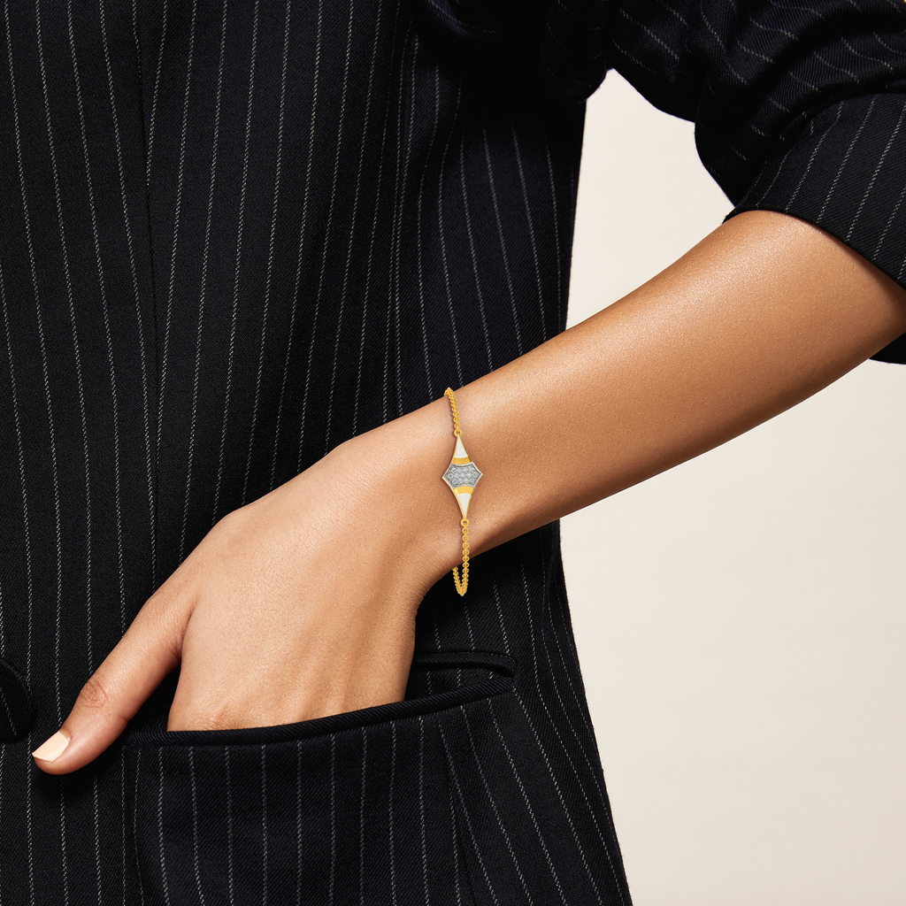 White Suited Diamond Bracelets