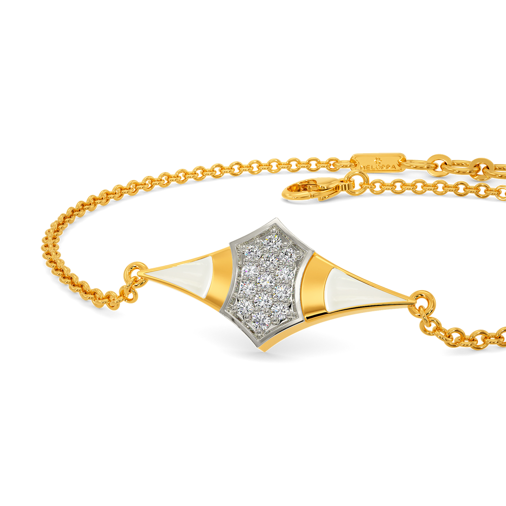 White Suited Diamond Bracelets