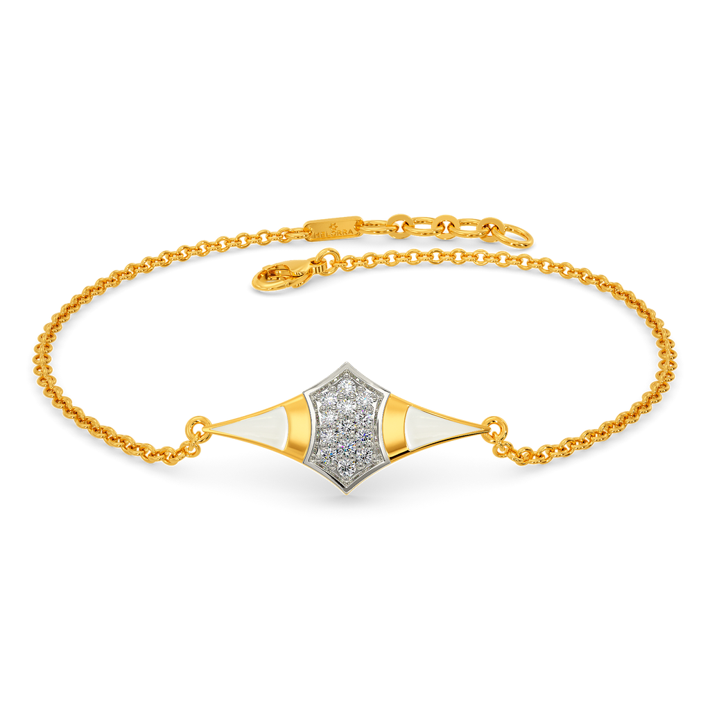 White Suited Diamond Bracelets